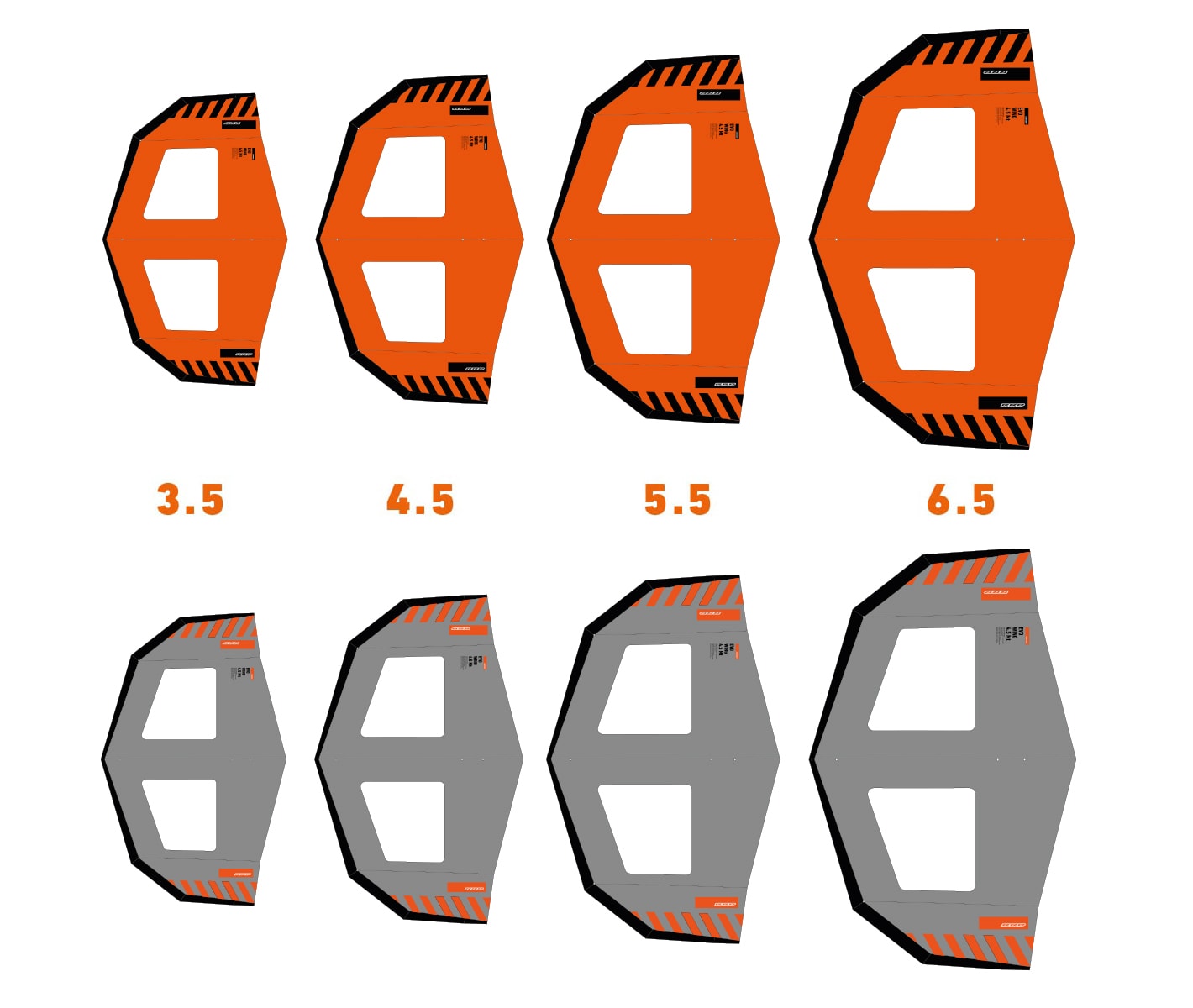 wing velikosti rrd windsurfing karlin